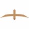 Ekena Millwork Bellingham Timber Gable Bracket, Western Red Cedar, 48"W x 14"H x 3 1/2"D x 3 1/2"F, 7/12 Pitch GBW048X14X0404BEL00SWR - alternate 1